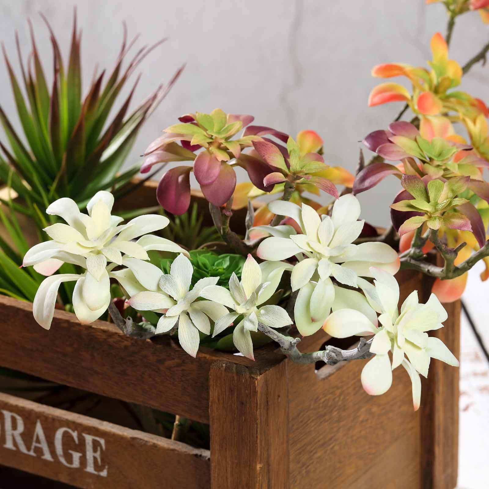 3-pack-18-assorted-artificial-aeonium-spray-succulent-air-plants 3 Pack Assorted Artificial Aeonium Spray Succulent Air Plants 18 - Image 1